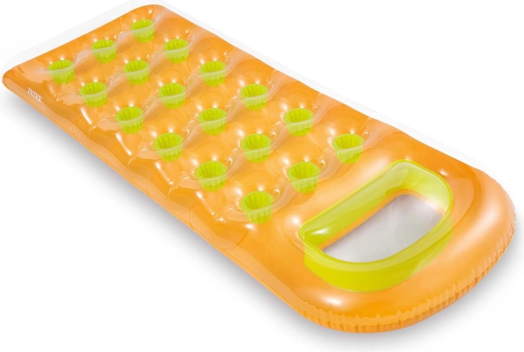 Opblaasbaar luchtbed voor op het water met raampje Intex 188 × 71 cm