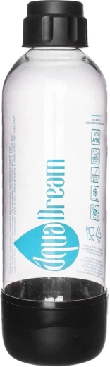 Waterfles voor bruisapparaat AQUADREAM 1,1 l, zwart