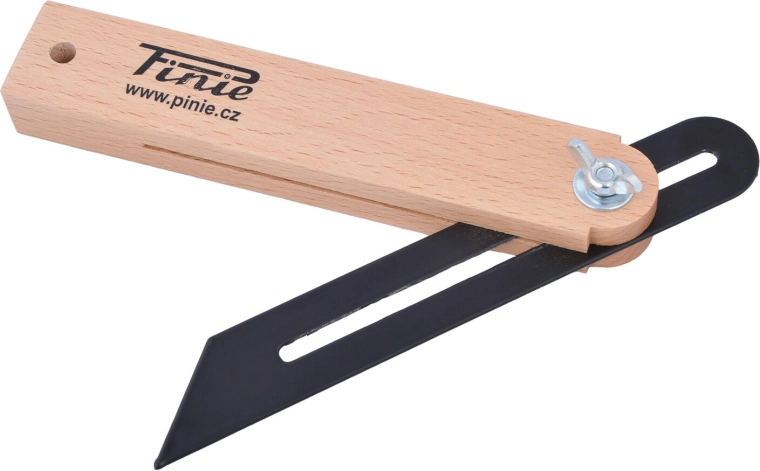 Aftekenhaak voor het meten van hoeken 350 × 35 × 24 mm