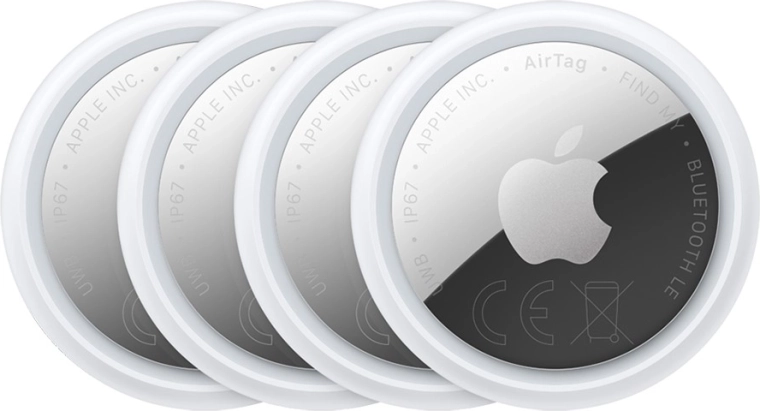 Apple AirTag 2e generatie – set van 4 stuks