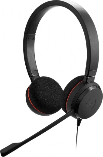 Jabra Evolve 20 stereo headset met USB‑A/USB‑C (MS)