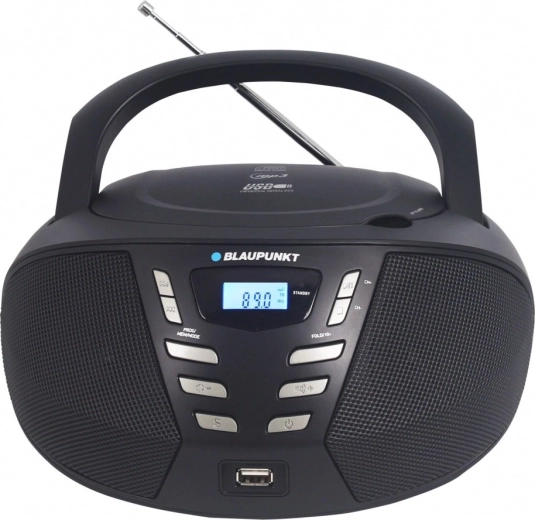 Boombox FM CD/MP3/USB/AUX zwart