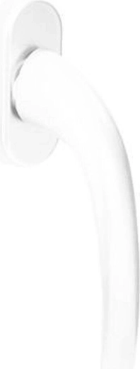 Witte aluminium klink voor kunststof ramen en deuren RICHTER