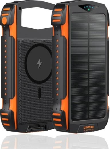 Zonne-energie powerbank 4smarts TitanPack Rugged UltiMag 20000 mAh