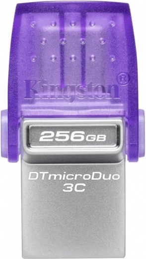 USB-flashstation KINGSTON DataTraveler microDuo 3C 256 GB, USB‑A/USB‑C, USB 3.2 Gen 1