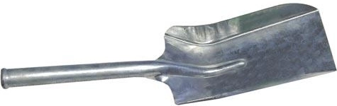 Verzinkte kolen- en asschep 0,7 mm