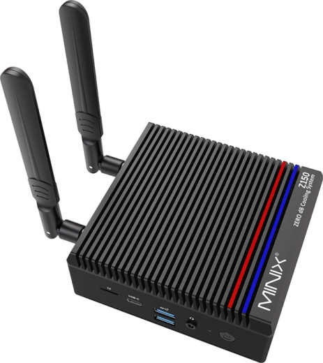 Mini-pc Minix Z150 zonder ventilator (Intel N150, 8 GB RAM, 256GB SSD, Windows 11 Pro)