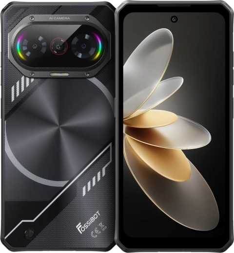 Robuuste smartphone FOSSiBOT F114 zwart