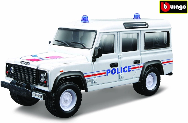 Bburago Land Rover Defender 110 Emergency Force 1:50 metalen model