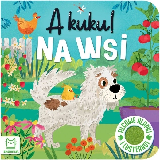 Kiekeboe! Op de boerderij – vilten flapjes en spiegeltje (interactief kinderboek)