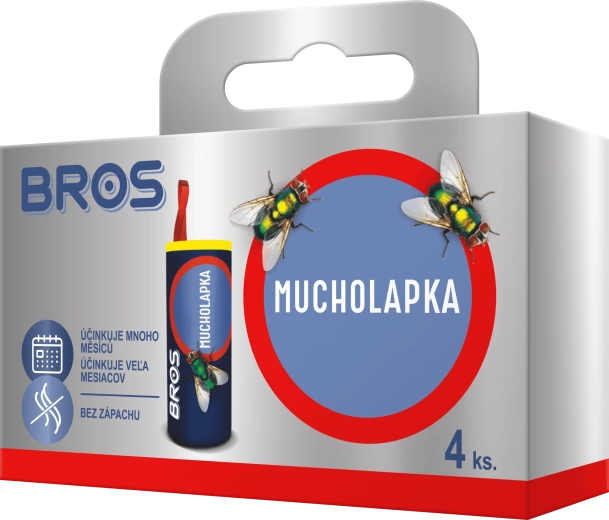 Bros cilindrische vliegenvanger 4 stuks