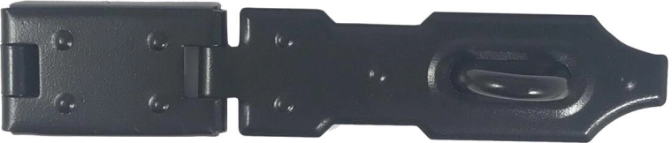 Scharnierende grendel 100 mm – zwart