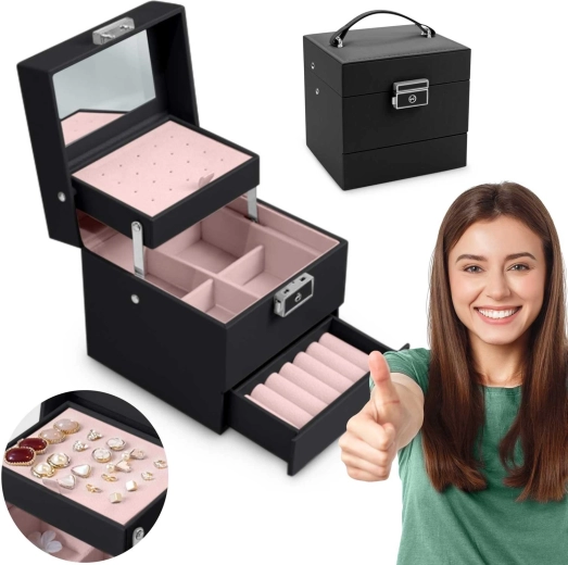 Šperkovnice Massido zwart