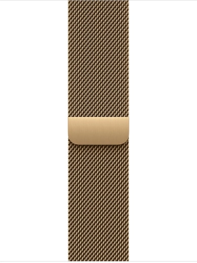 Milanese horlogeband voor horloges van 42 mm in goudkleur