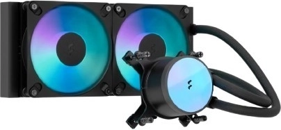 Waterkoeling Radius 240 RGB Zwart