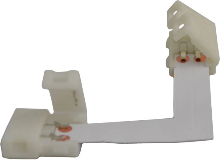 Solight haakse verbindingsconnector voor ledstrips van 8 mm - 1 stuk