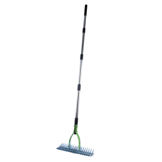 Hark voor handmatige verticutatie van het gazon 39 cm