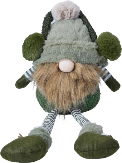 Zittende kerstkabouter 45 cm - 1 stuk