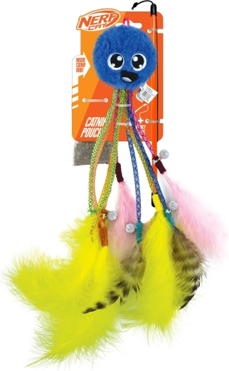 Nerf Cat interactieve kattenhengel met octopus en belletjes 30 cm