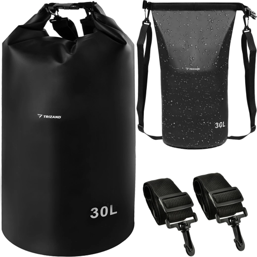 Waterdichte zak 30 l zwart