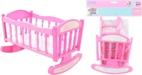 Kunststof wiegje voor poppen