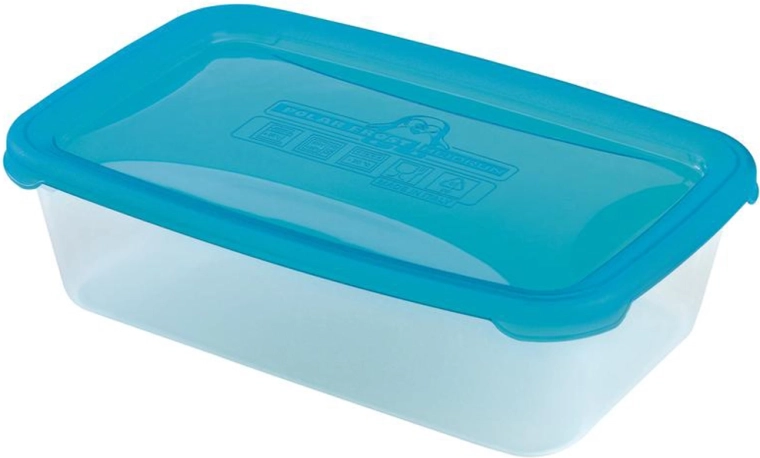 Plastic bewaardoos Polar Frost 2,1 l rechthoekig