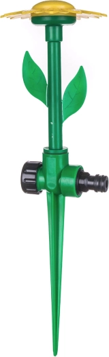 Tuinspuit in bloemvorm 35 cm, groen