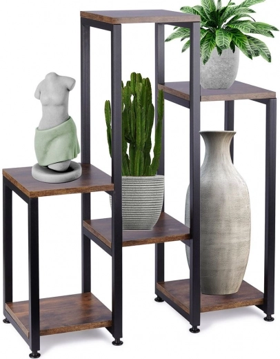 Metalen meerlagige plantenstandaard 80 cm