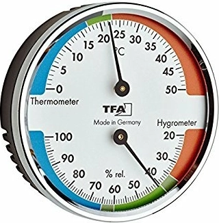 Analoge thermometer met hygrometer TFA