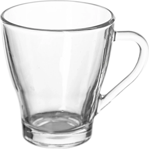 Transparante glazen mok 270 ml