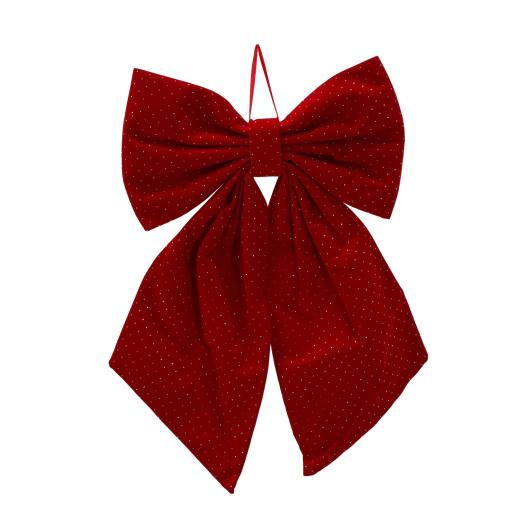 Kerststrik rood 40 × 65 cm