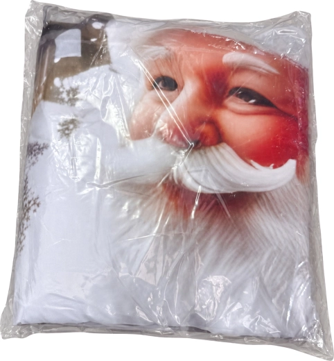 Kerst 3D-beddengoed met de kerstman en kerstboom, 200 × 220 cm, met 2 kussenslopen