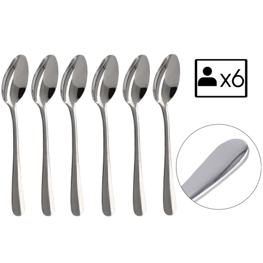Set van 6 theelepels Classic