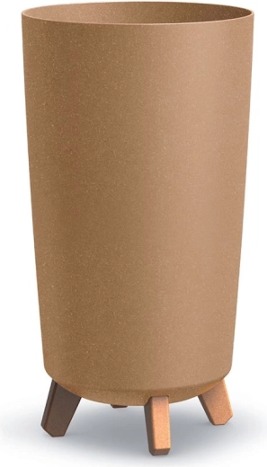 Bloempot op pootjes Gracia Tubus Slim Eco Wood 24 cm naturo
