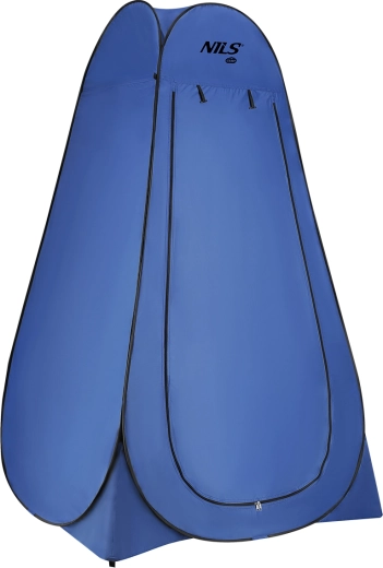 Zelfopzettend omkleed- en douchétentje NILS Camp blauw