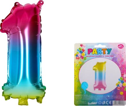 Regenboog Opblaasbare Ballon Nummer 1