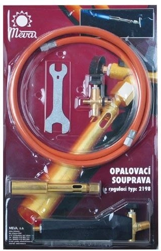 Abranderset met ronde brander voor propaan-butaan