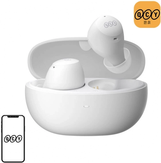 Draadloze oordopjes QCY ArcBuds ANC wit