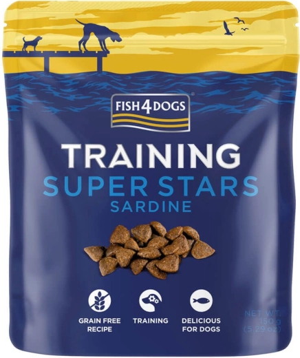 Trainingssnoepjes voor honden Sardine Training 150 g van Fish4Dogs