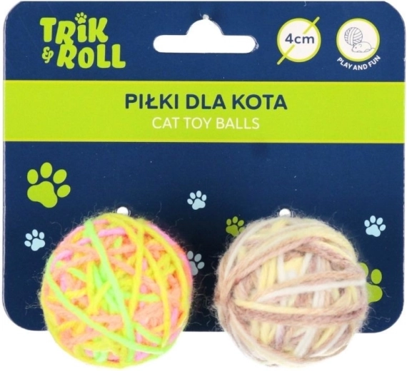 Set kattenballen 2 stuks (6 cm)