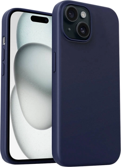 Beschermhoes Aukey voor iPhone 15 Plus donkerblauw