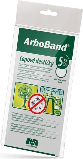 ArboBand lijmplaten wit (5 stuks)