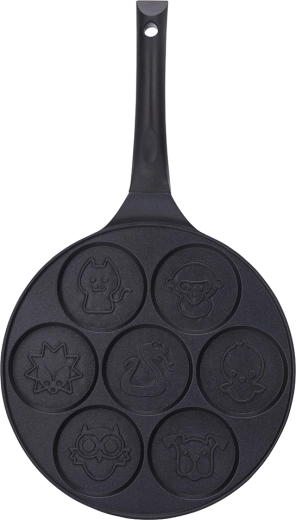 Valdinox gietpan voor pannenkoekjes en spiegeleieren met dierenmotief 26 cm