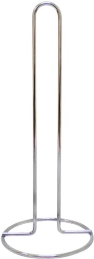 Houder voor papieren handdoeken van verchroomd metaal 29,5 × 12 cm