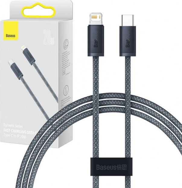 Baseus Dynamic Series kabel USB-C naar Lightning 20W 2m grijs