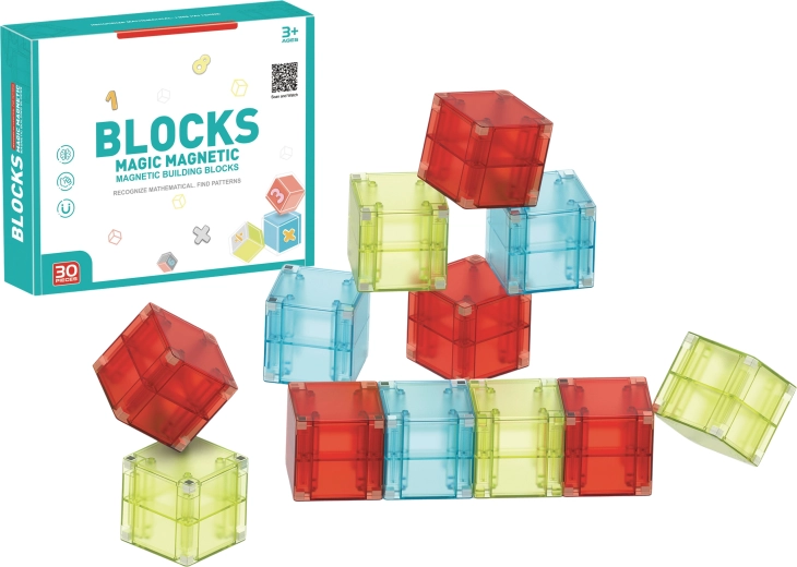 Magnetische bouwset voor kinderen – 66 stukjes