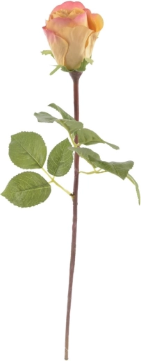Kunstbloem roos geel 51 cm