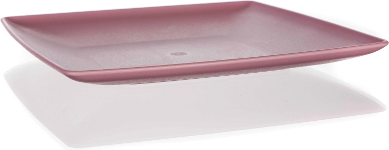 Dessertbord 19 × 19 cm roze Culinaria