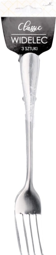 Set van 3 Classic vorken van roestvrij staal