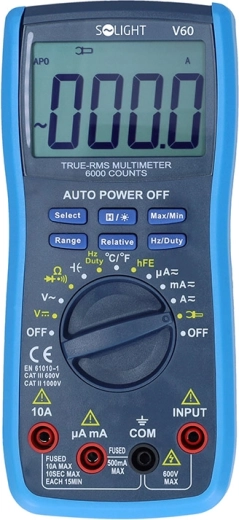 Solight professionele digitale multimeter True-RMS